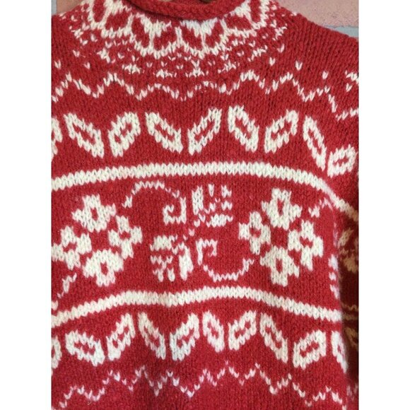 Vintage Express Tricot Women's Wool Knit Tunic Sweater Pullover Chunky size S - Picture 3 of 7